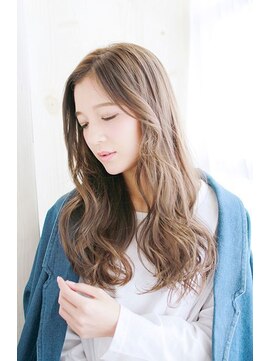 プティルカ(PutiLuca D.C.) 透け感ベージュのミックスカール