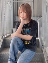 リアイス(Re:ICE) ミニウルフ/くすみブルー/流れるレイヤー/インナーハイライト