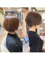 バンプ ギンザ(BUMP GINZA)&nbsp;《30代40代》白髪ぼかしハイライト×前下がりボブ【イケダ】