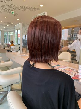 ヘアークラフト アニー 南郷18丁目店(HAIR CRAFT Annie) ピンクボブ