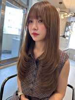 リリー(Lilley)&nbsp;松岡宏海スタイル/当日予約/天神韓国/チョコレート/前髪カット