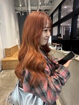 ジュエム(jouerm)&nbsp;レイヤーカット冬カラーハイトーンブリーチカラーミルクティー