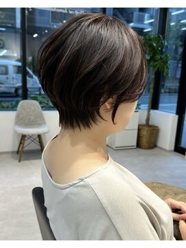 ネイロ 北千住(NeiRo) 小顔ショートボブカラー大人ショートボブひし形ショートカット