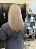 【olino】艶ハイトーン20代30代☆ミルクティーベージュ