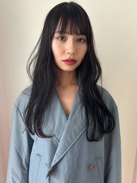 ルーム(Loom.) 地毛風カラー　ニュアンスストレート　前髪