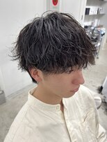 名古屋波巻きスパイラルパーマメンズヘアメンズマッシュ名駅30代