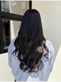 リラクシーベリーラテピンクブラウンヘアカラー血色感アップ