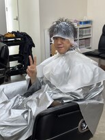 ヘアー モード 辰(HAIR MODE)&nbsp;ツイストパーマ×メッシュ