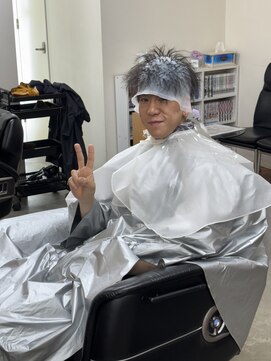 ヘアー モード 辰(HAIR MODE) ツイストパーマ×メッシュ