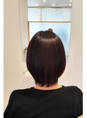 艶髪縮毛矯正ショートスタイル