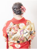 ＃成人式＃着付け#ヘアセット