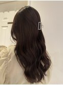 秋カラー透明感髪質改善トリートメント韓国ヘアレイヤー巻き髪