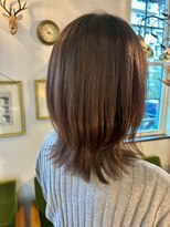 アズグロウ エクラ(AS GROW 'eclat)&nbsp;シアーレイヤーミディ暗めカラー