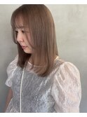 ミルクベージュ　ダブルカラー　ブリーチ　奈良　橿原　大和八木