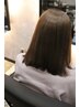 【オープン記念◎印象チェンジに♪】前髪カット＋縮毛矯正＋トリートメント
