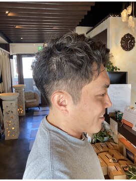 アンツ サザンリゾート 茅ヶ崎店(ANT'S Southern Resort) 30代40代50代MEN’S HAIR/波巻ツイストスパイラルフェザーパーマ