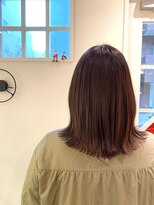 ニノット 武蔵小杉(○nino.) オリーブグレー/小顔に見せるヘア/ココアベージュ/縮毛矯正