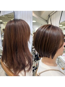 メモリーズ 銀座(Memories) 切りすぎない初ショート。ボブショート