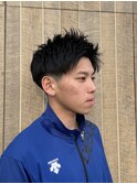 アップバングショート