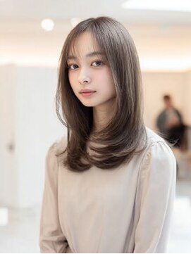 ダル 渋谷/表参道(DAL.) レイヤーカット髪質改善カラー透明感カラー顔まわりカット