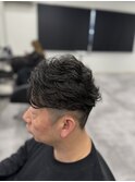 MEN’S/リバースセンターパート/ニュアンスパーマ/木更津