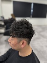 アイスプロドバイブルーム 木更津店(ice prod by bloom) MEN’S/リバースセンターパート/ニュアンスパーマ/木更津