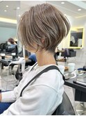 40代50代60代 ショート白髪ぼかし絶壁解消似合わせs