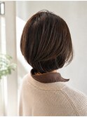 乾かすだけでまとまる丸みショート