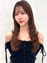 アッシュ 茗荷谷店(Ash) 韓国風レイヤー×モカブラウン