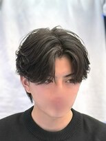 メンズヘアセンス 渋谷(MEN'S HAIR SENSE)&nbsp;ニュアンスパーマ/センターパート/メンズ/眉毛/フェザーパーマ