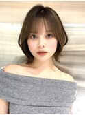 【大重】韓国風くびれボブ/レイヤー/新宿/髪質改善/縮毛矯正