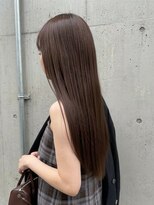 リコ ヘアアンドリラクゼーション 一宮店(LICO HAIR&RELAXATION)&nbsp;チョコレートベージュ×ロングストレート　髪質改善/ロング/一宮