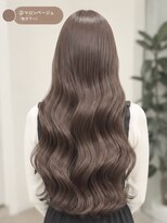 ルノヘアー(Lunohair)&nbsp;韓国風くびれミディ×マロンベージュ×顔周りカット×秋カラー