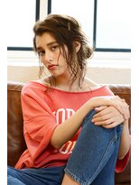 アース コアフュールボーテ 長野稲田店(EARTH coiffure beaute)&nbsp;オトナなラフお団子アレンジ【長野】