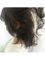 キー(kii)&nbsp;ブルーアッシュ×カーキ