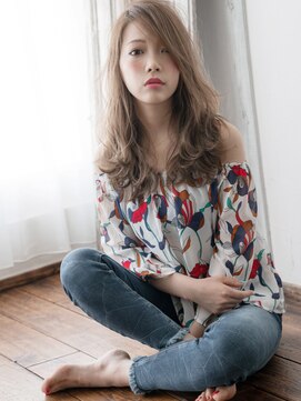 アリオスヘアー 木場 東陽町(ARIOSE HAIR) ゆるくびれ×ベージュカラー☆艶っぽ美人リップラインレイヤー