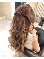 ヘアー アトリエ エゴン(hair atelier EGON)&nbsp;ハーフアップアレンジ