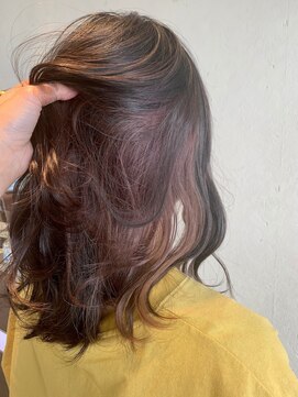 ヘアデザイン トリップ(HAIR DESIGN TRIP) インナーカラー☆ラベンダー