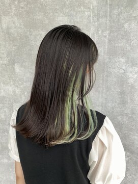 ラウブロッサム 大宮西口店(Lau Blossom) 【LauBlossom入江】フェイスフレーミング ライムグリーン