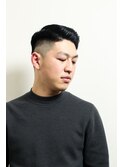 束感刈り上げビジネス七三ツーブロックアップバング３２７