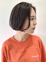 フォーク FOLK&nbsp;【FOLK】似合わせカット♪ミニボブと透けるダークグレージュ☆