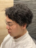 プレミアムバーバー 目黒店(PREMIUM BARBER produce by HIRO GINZA)&nbsp;ナチュラルパーマスタイル
