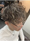 ハイライト×プードルMIXパーマ【TELAHAIR船橋】