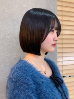 ◇ボブ 縮毛矯正 顔周りカット 表参道 髪質改善