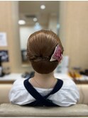 祭りヘアセット