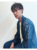 グリ(GURI)&nbsp;コンパクト2wayバンクナチュラルショート　ベージュメンズパーマ