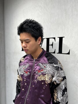 レベル 葛西店(LEVEL) オールバックショート MEN'S HAIR ベリーショート 葛西LEVEL
