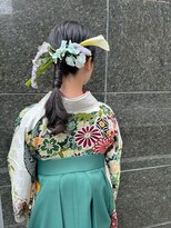 ぐるぐるポニー生花アレンジ