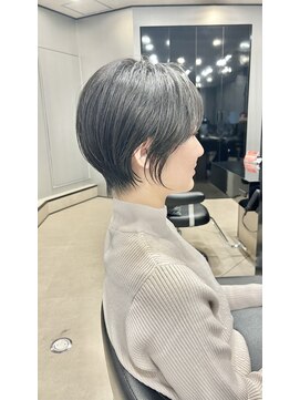 エス 天満扇町(esu) AH38小顔ショート/黒髪ショート/ハンサムショート/大阪ショート