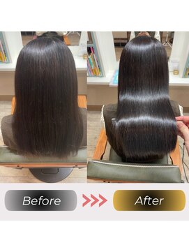 ディアーズ 秋田泉中央店(Dears) ダメージでまとまらない髪が、まとまりのある艶髪に!